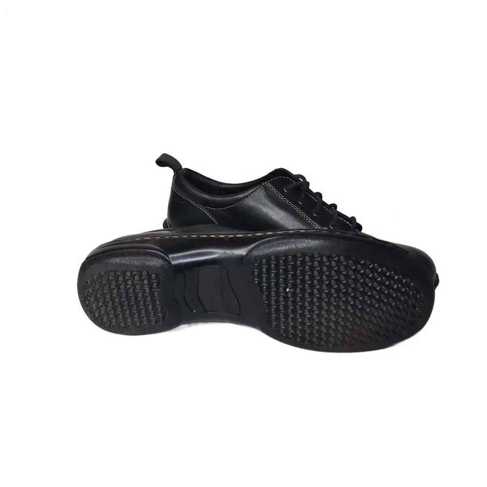 Born Men's Black Leather Lace-Up Oxford Shoes Size‎ 42
